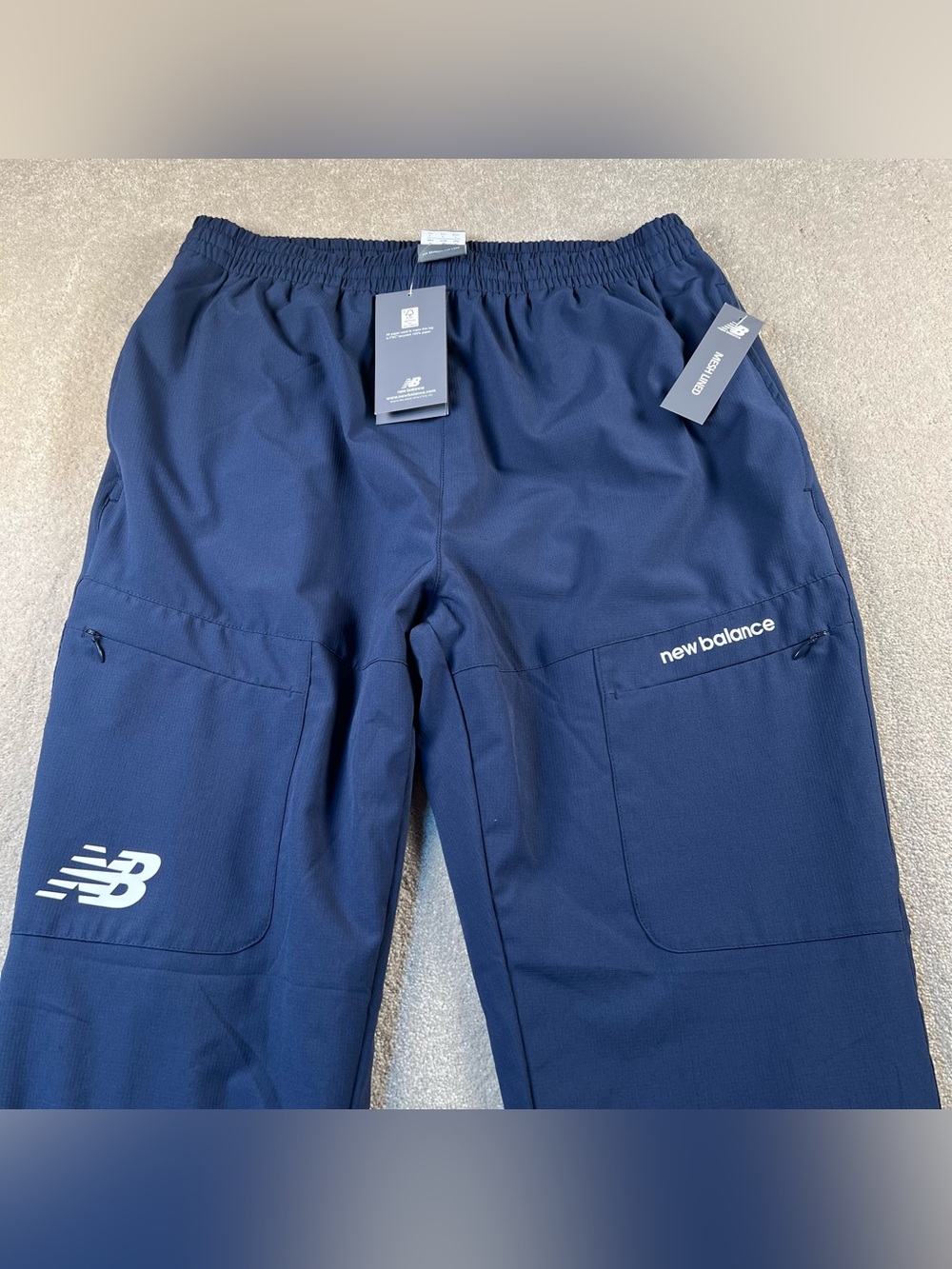 New Balance Pants Joggers Blue NWT Activewear Men's Large - Picture 4 of 8